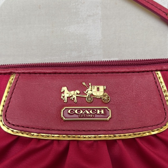 COACH SATIN WRISTLET - Picture 4 of 15